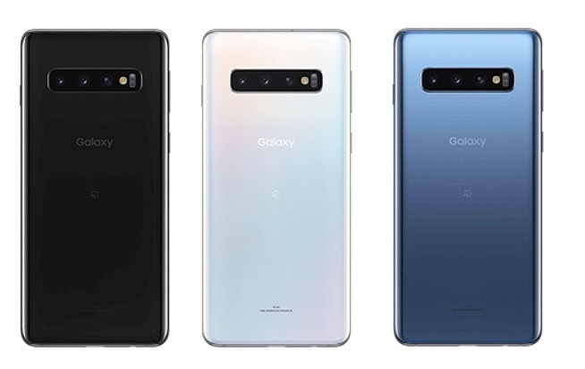 GalaxyS10 SCV41 Used]Use of limit ○ SIM-Free prism Black au au galaxy out of the