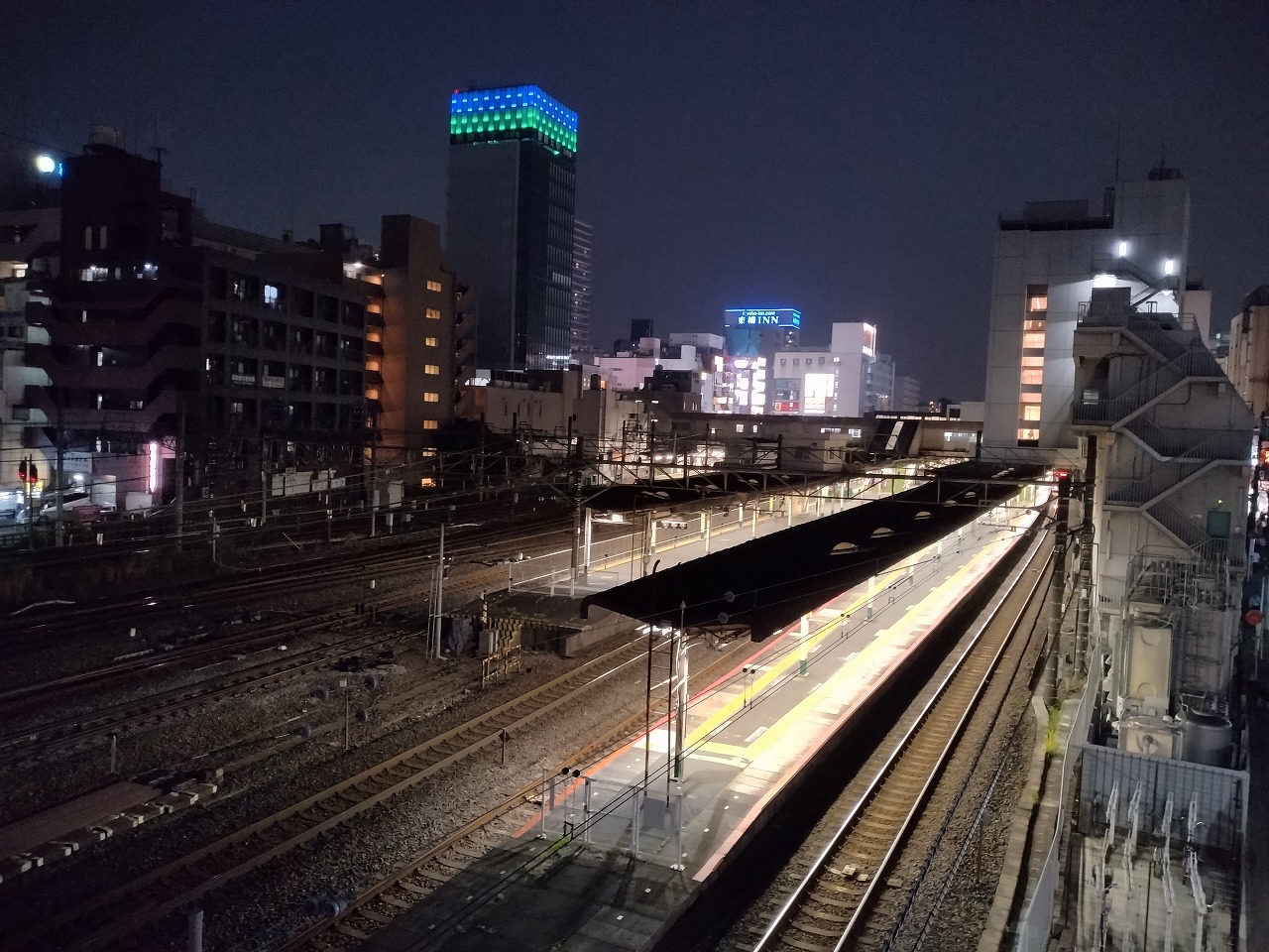 au Xperia Ace III SOG08 夜景