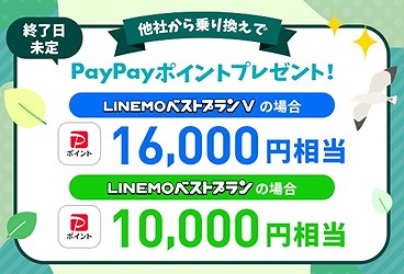 LINEMO キャンペーン 5月
