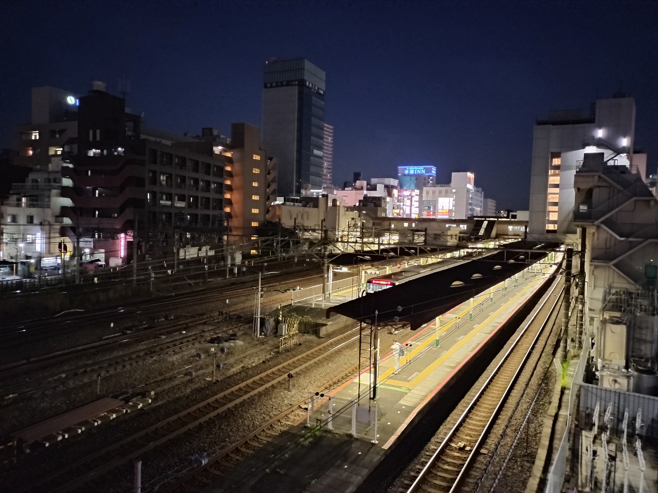 ワイモバイル OPPO Reno7 A カメラ レビュー 夜景 通常モード