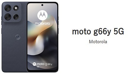 ワイモバイル moto g66y 5G A502MO