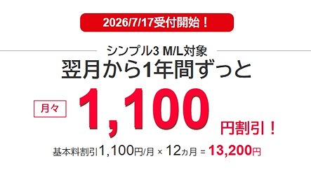 ワイモバイル 超お得割